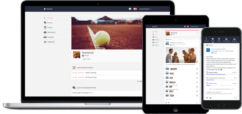 Der digitale Treffpunkt von beUnity bietet Gemeinschaften aller Art eine sichere Alternative zu Kommunikations-Plattformen wie Facebook, WhatsApp und Co.