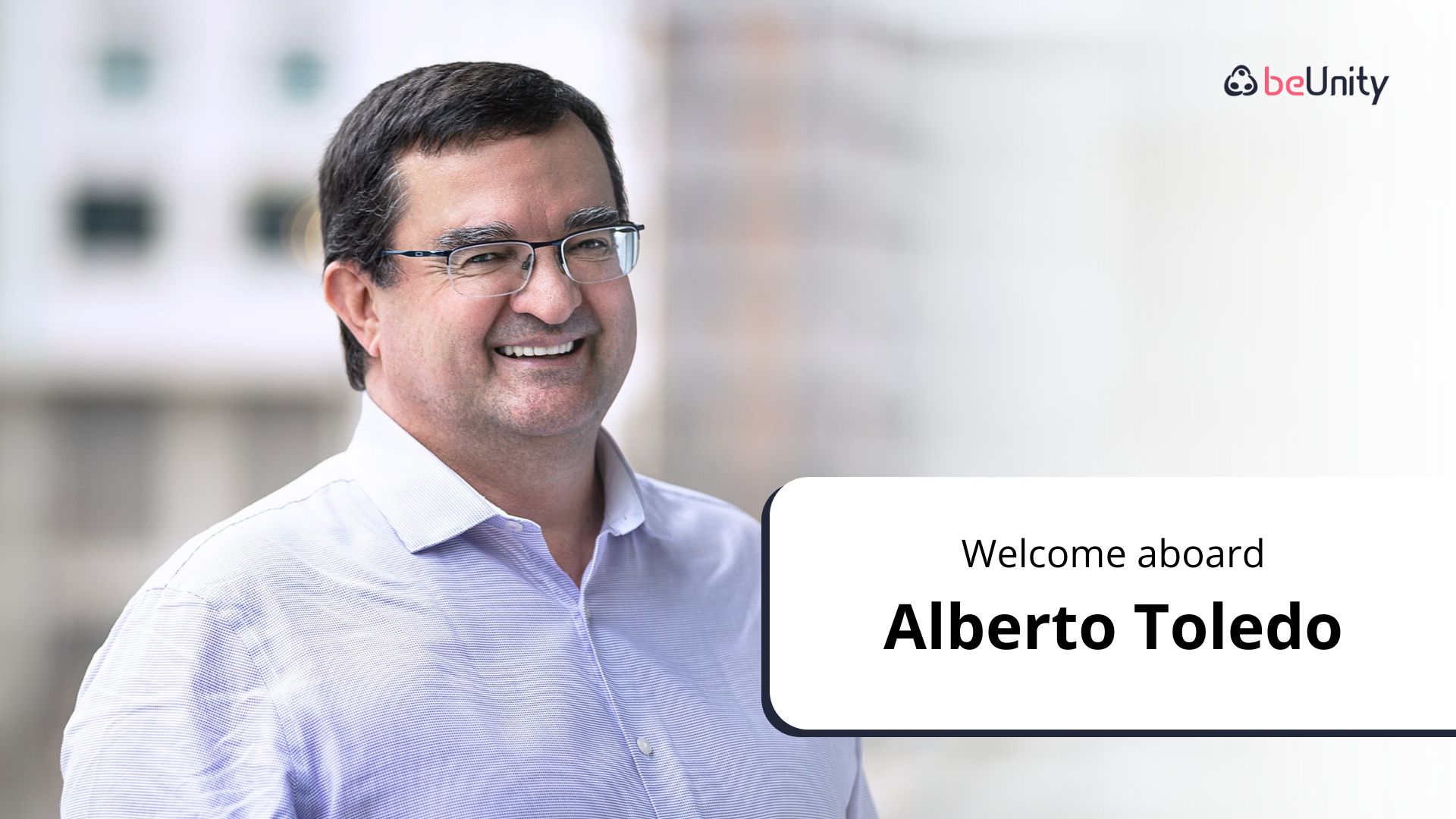 Alberto Toledo wird Mitglied des beUnity Advisory Boards.