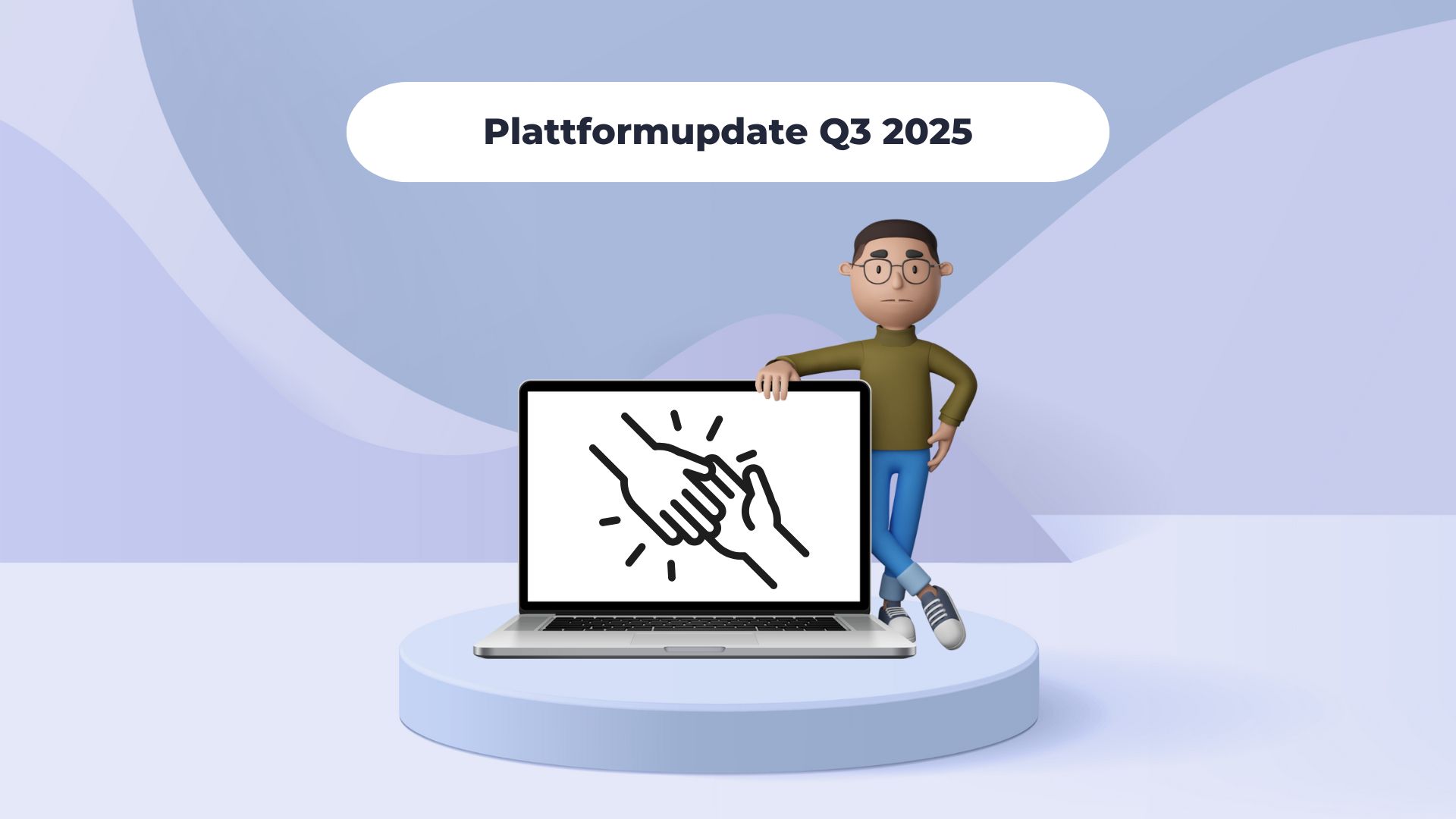 Titelbild des Plattformupdates 2025